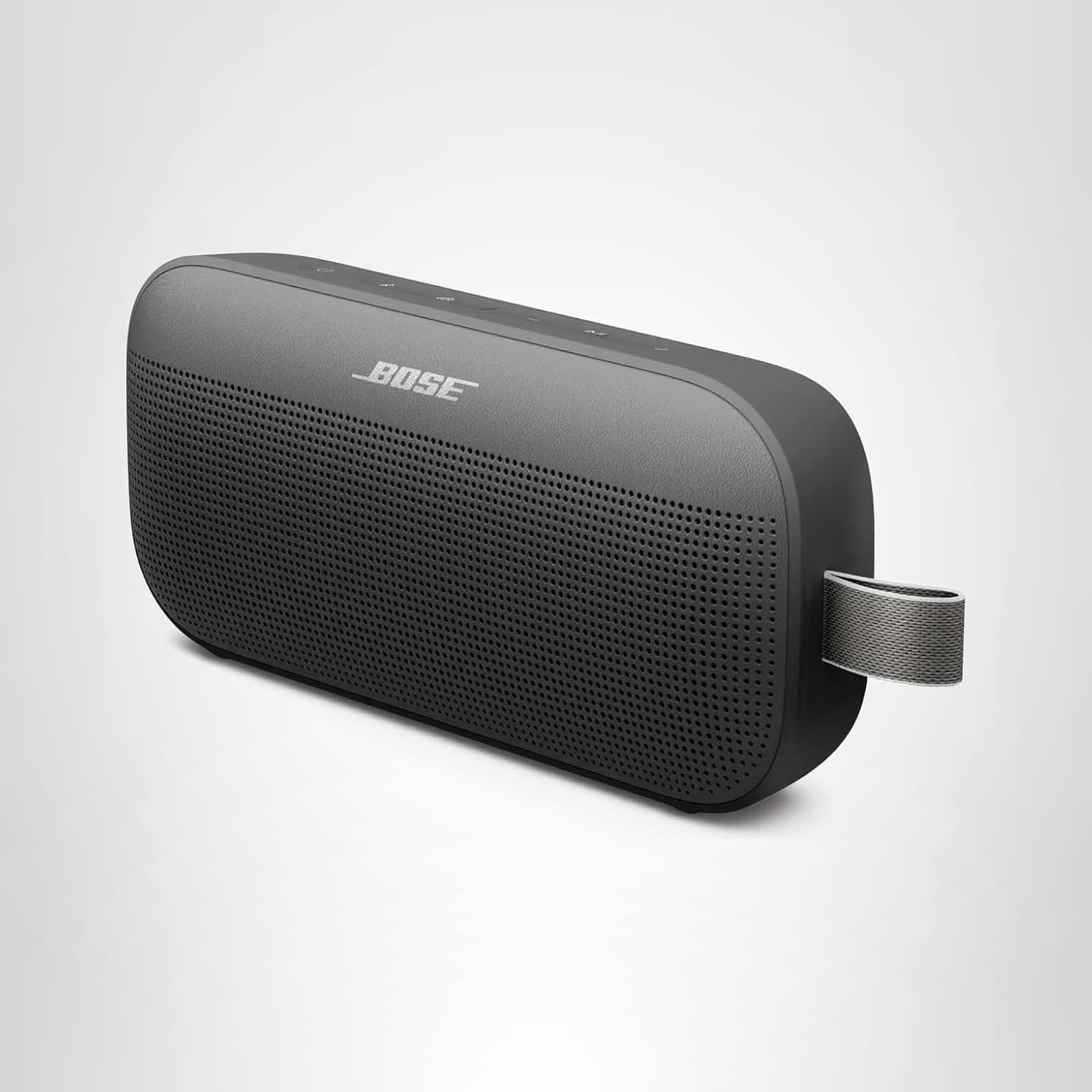 Bose SoundLink Flex Bluetooth Speaker (2nd Gen) - Portable Outdoor Speaker with Hi-Fi Audio, Waterproof and Dustproof, USB-C, Up to 12 Hours Battery Life, Black
