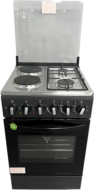 Style 2 Gas + 2 Electric Cooker with Dual Oven (50X50cm)