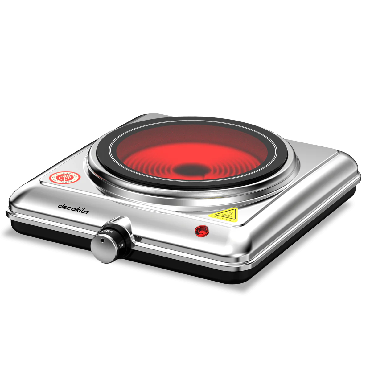 Decakila 220-240V, 1200 Watts, Portable Ceramic Hot Plate, KECC012M