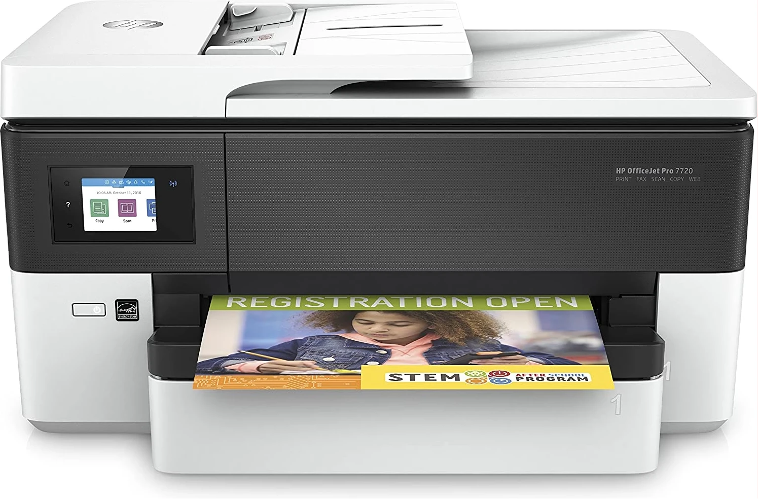 HP Officejet Pro 7720 Printer, All in One Wide Format A3 Printer with Wireless Printing - White