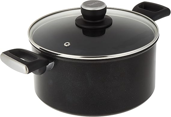 TEFAL 24 cm Unlimited Stew Pot with Lid, Easy Cleaning, Non-Stick Cookware, Thermo-Signal, Healthy Safe Induction, Made in France, 2 Years Warranty, G2554602