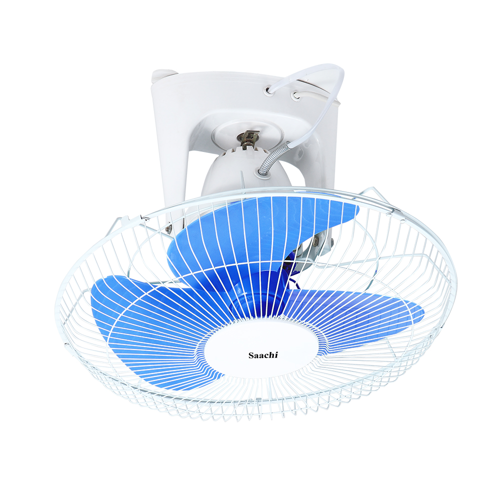 Saachi 16 Inch Orbit Ceiling Fan With 3 Speed Controls & Low Noise NL-FN-1735C - Blue/White