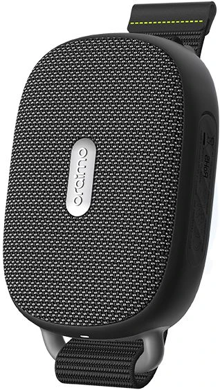 Oraimo Wrap Heavy Bass Strap Design Portable Wireless Speaker OBS-40S, Bluetooth, FM, SC Card, AUX - Black