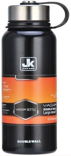 Jk Imaging 650ml Portable Stainless Steel Vacuum Flask Cup Thermo Bottle-Black