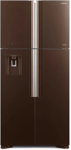 Hitachi 600 Litres French Door Refrigerator RW800PUN7GBW - Glass Brown