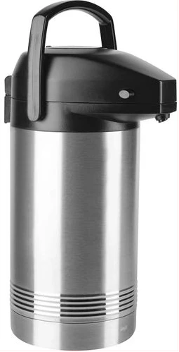 Tefal K3150114 President Thermo Flask Pump Thermos Stainless Steel 3L - Silver