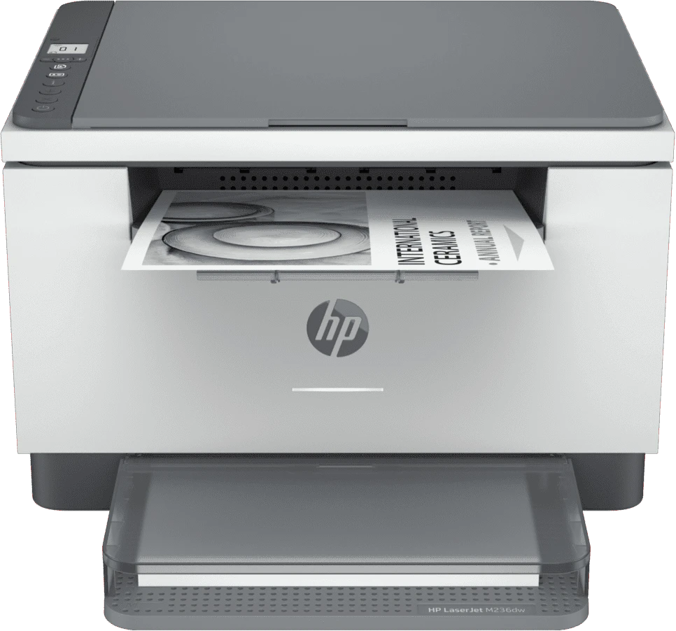 HP M236dw LaserJet Multifunction Printer ( Print, Scan , Copy), 30ppm, Wireless, Bluetooth, USB, Ethernet - White