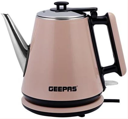 Geepas GK38012 Double Layer Electric Kettle 1.2L - Stainless Steel