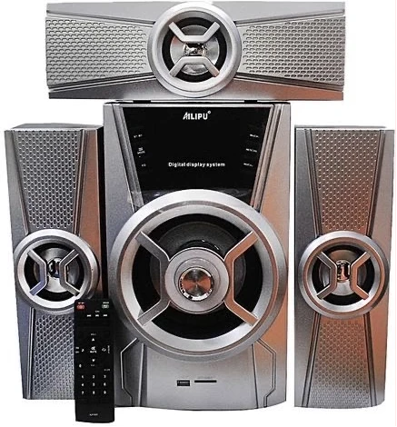 AILIPU 3.1 Hifi Multimedia Bluetooth Speaker with FM, USB, SD Connections - Silver