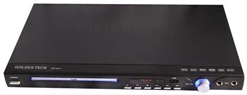 Golden Tech DVD Player With HDMI Port GT-611,100-240V- 50/60Hz 25W With 1.5M HDMI Cable - Black