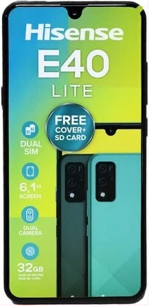 Hisense E40 Lite - Smartphone 16GB HDD, 2GB RAM - Charcoal