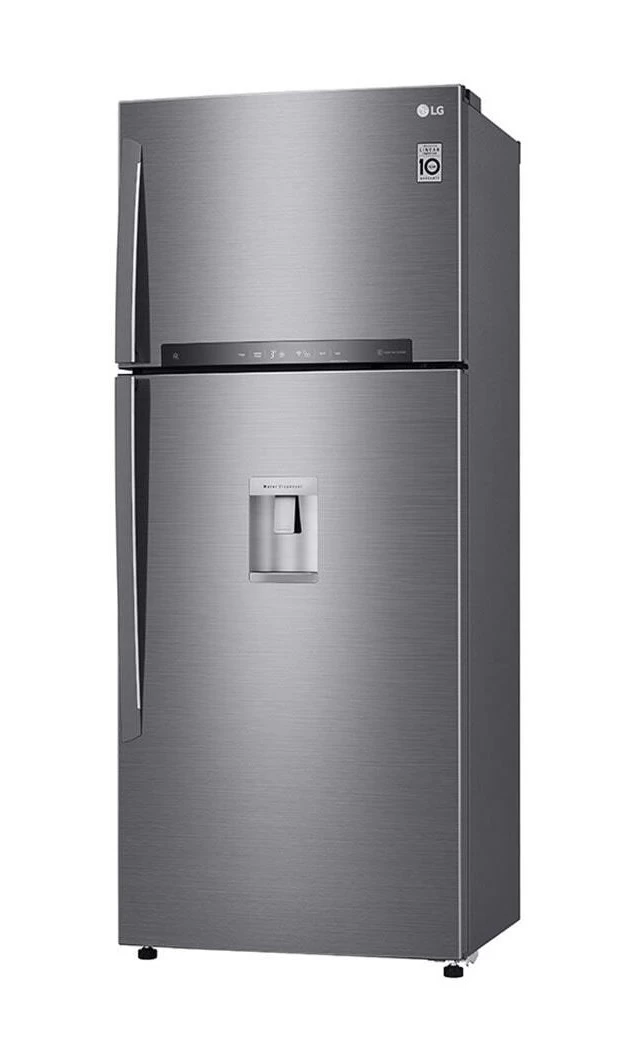 LG 509 Litres Fridge, GN-F702HLHU,  Top Mount Freezer Refrigerator, Inverter Linear Compressor, LinearCooling™, DoorCooling+™, Water Dispenser