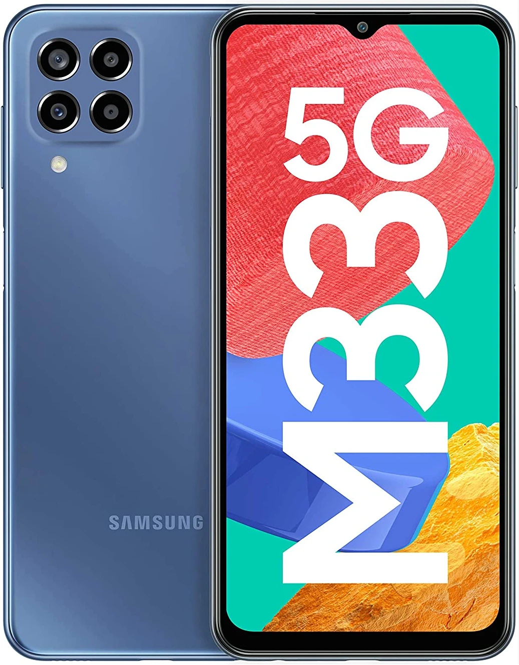 Samsung Galaxy M33 5G (Deep Ocean Blue, 8GB, 128GB Storage, 64MP, 6.4")