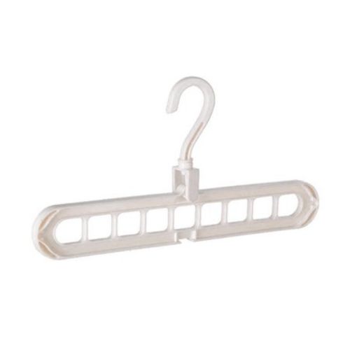 9 Hole Clothes Hanger Closet Organizer - Cream