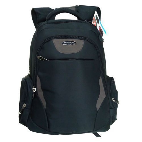 Power Quality, Classy" Travel, Laptop Backpack - Black