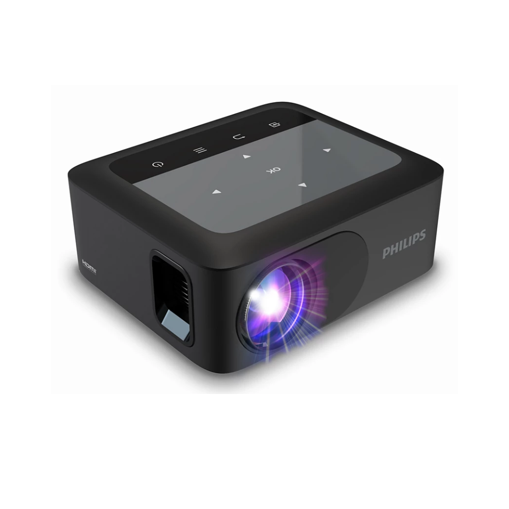 Philips NeoPix 110, True HD 720p Mini Video Projector with intergrated Dual Band Wi-fi Screen mirroring