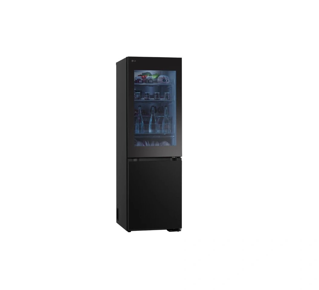 LG 349L Bottom Freezer Insta-View Refrigerator, (Net 349L), Smart ThinQ™, Smart Inverter Compressor, GC-V459FSKW