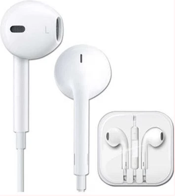 In-Ear Ear Pods Fit-to-Shape Earphones for iPhones - White
