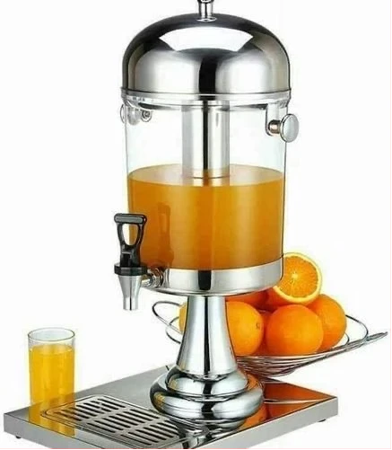 8 Litre Water Jug, Juice Dispenser Can- Silver