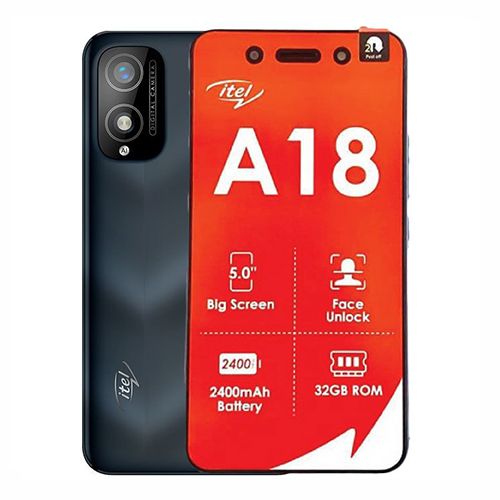 Itel A18 - 5.0" 1GB RAM 32GB ROM 5.0MP 2400mAh - Grey