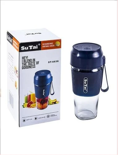 SuTai Mini Portable Blender Juicer Cup With USB Charger - Clear