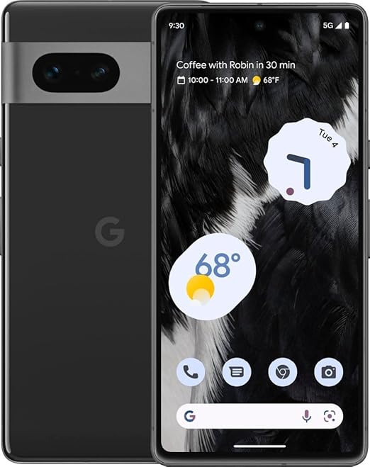 Google Pixel 7 - 6.3" 8GB RAM 128GB ROM 50MP 4355mAh, Faster Google Tensor G2, Highly Adaptive Battery, Crystal Clear Photos