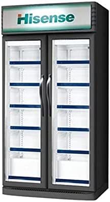Hisense 990 Liter Double Door Display Cooler FL99WCD1; Vertical Display Chiller, Double Display Showcase Refrigerator