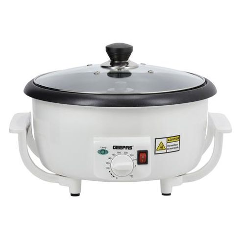 Geepas Coffee Roaster, 750gms GCR63038 - White