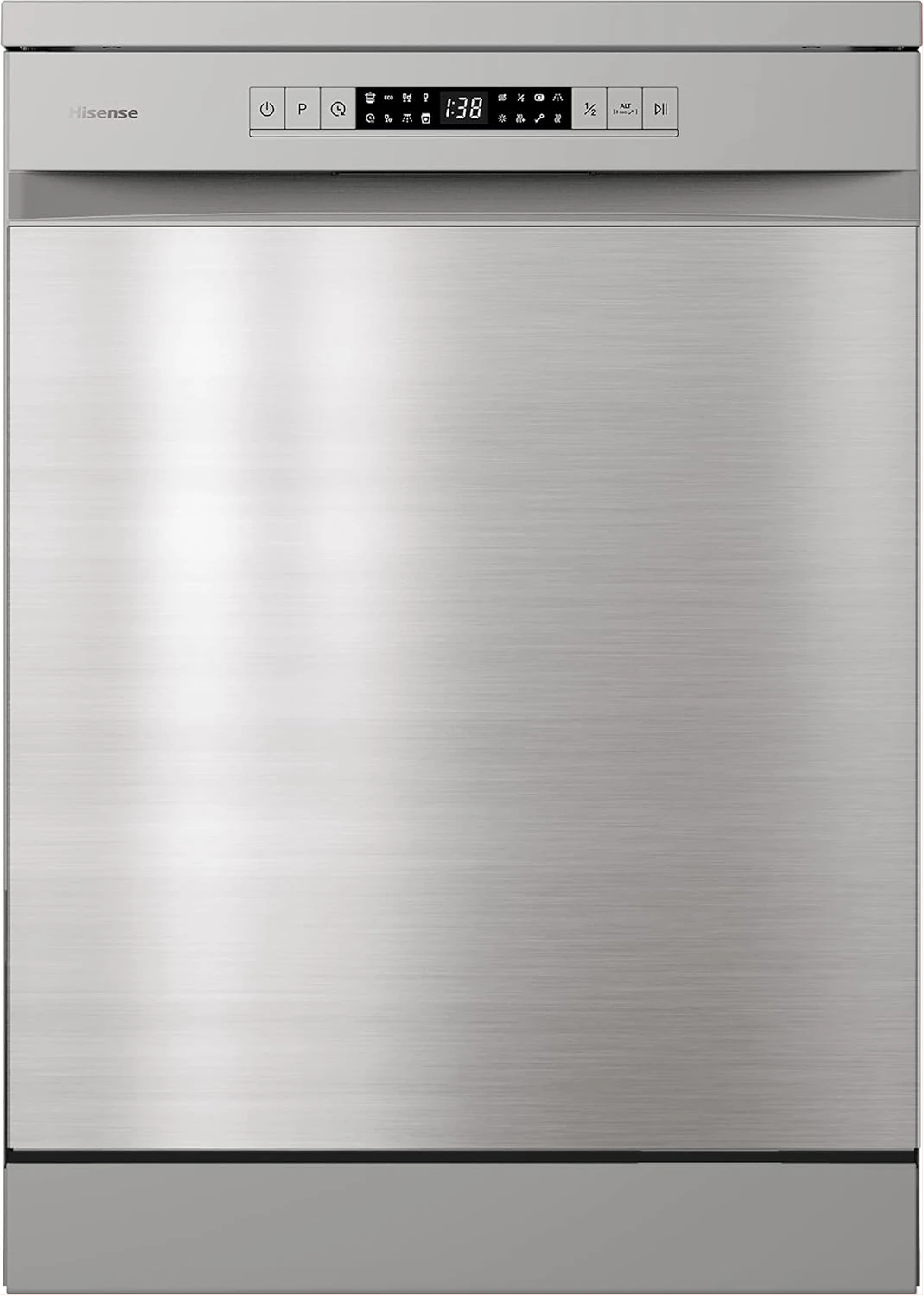 Hisense 15 Place Settings Dishwasher HS623E90X, 8 Programs, Three Baskets, Inbuilt Heater, Quick Wash) - Silver (3YRs WRTY)