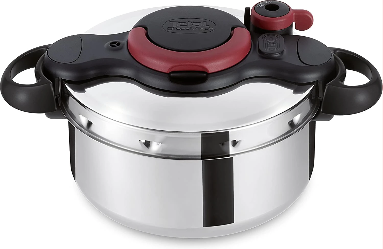 Tefal P4620766 Clipso Minut Easy Pressure Cooker, Stainless Steel, 6 Litre
