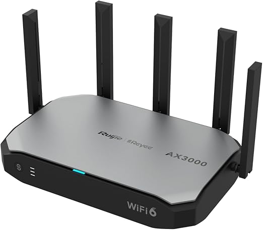 Ruijie RG-EG105GW-X Wi-Fi 6 AX3000, High-Performance, All-in-One Wireless Router, 802.11ax Wireless Communication Standard, Dual Band Router