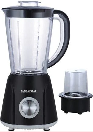 Global Star Juice Blender Juicer 2 in 1 1.5Litres GS-TY618A - black/white