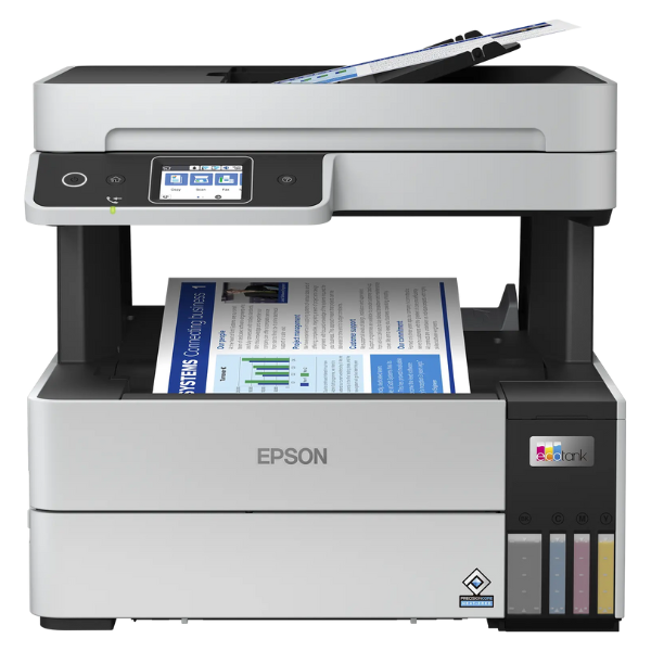 Epson EcoTank L6490 A4 Multifunction Printer – PrecisionCore, 4800×1200 DPI, Wi-Fi, Duplex, 13,300 Page Yield