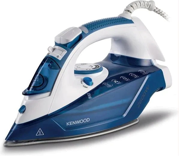 Kenwood Steam Iron 2600W with Ceramic Soleplate, Auto Shut-Off, Anti-Drip, Anti-Calc, Self Clean, Continuous Steam, Steam Burst, Spray Function STP75.000WB