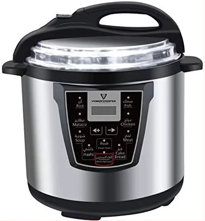 6 L Multi-Functional Rice Electric Pressure Cooker - Silver