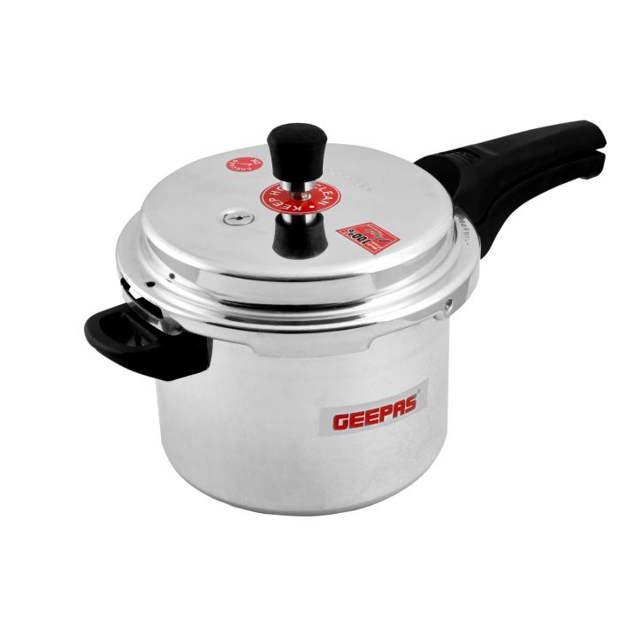 Geepas GPC325 3L Induction Base Pressure Cooker - Silver