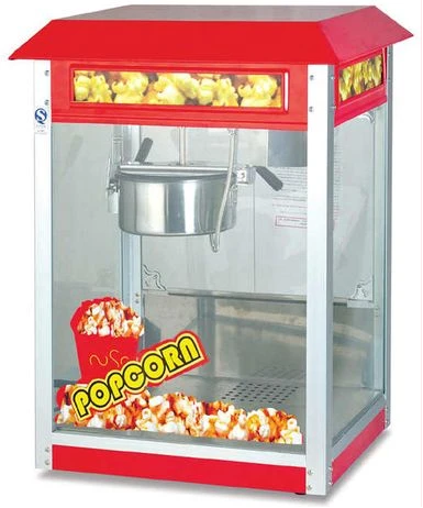 Commercial Electric Popcorn Maker Machine Movie Popcorn 1300W - Roof Top - Multi-colour
