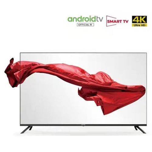 MeWe 50 Inch Android Smart Frameless Flat Screen Tv -Black