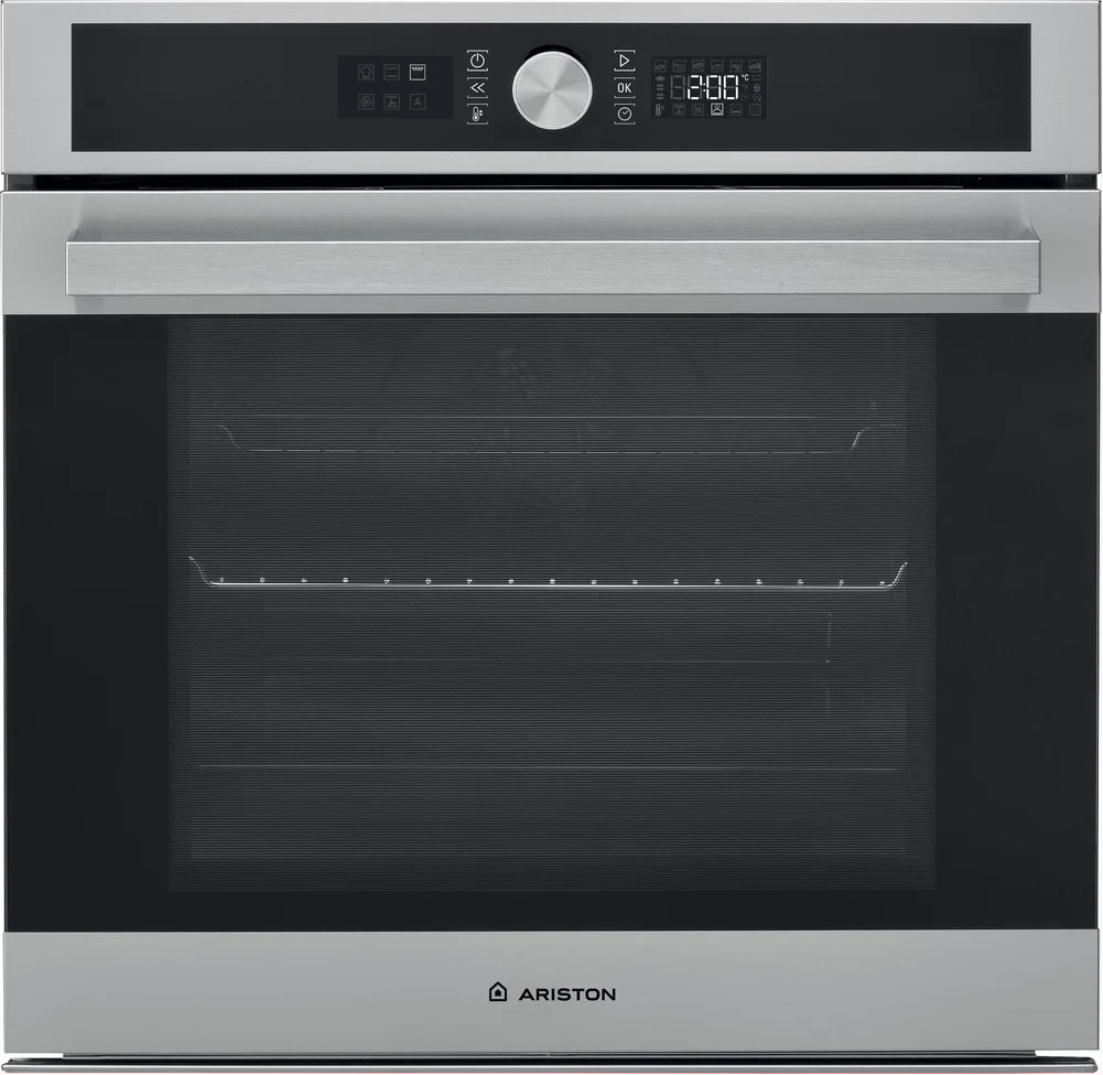 Ariston 71-Litres 60cm Built-in Oven FI5 851 C IX A; Digital Display, Touch Control Multifunction Electric Oven - Silver