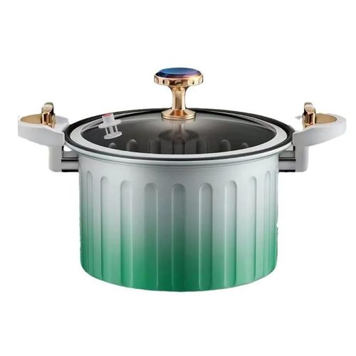 3 Piece Of 10 Quart Micro Pressure Cooker, Time Saving Non Stick Micro Pressure Soup Pot.