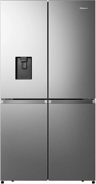 Hisense 730L French Door Fridge RQ-73WC4SW1; 4-Doors, Frost Free Refrigerator With Water Dispenser - Stainless Steel