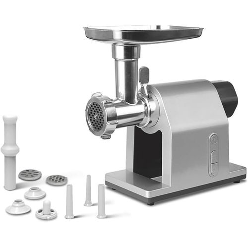 Dsp Meat Grinder Electric, Meat Mincer Machine, Food Grinder Sausage Maker with 3 Cutting Plates, Sausage Stuffer Tube Kit, Home Kitchen Stuffing Meat Blender