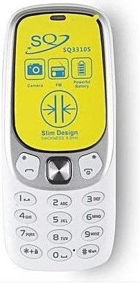 SQ 3310s 4MB Dual Sim Slim Body - Wireless FM - White