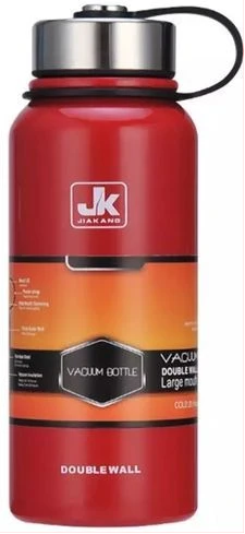 Jk Imaging 1500ml Portable Stainless Steel Vacuum Flask Cup Thermo Bottle-Red