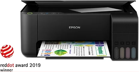 Epson L3110 Printer, All-in-One Eco Tank Ink Tank Photo Printer - Black