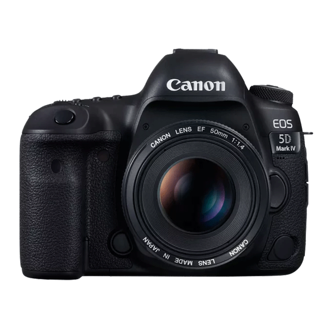 Canon EOS 5D Mark IV Digital SLR Camera, Full-Frame DSLR Camera, 30.4 Megapixel CMOS Sensor, 4K Video, Content Creator Camera, EF Mount, Free Tripod, Camera Bag + 64GB Memory Card
