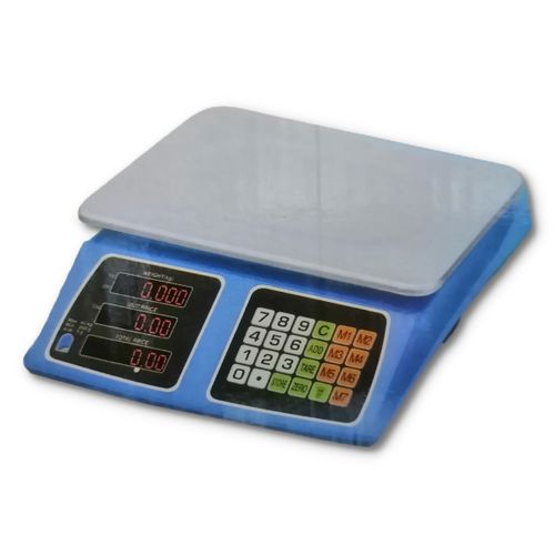 Good 40kg Electronic Mini Digital Price Computing Weighing Scale LCD Display- White