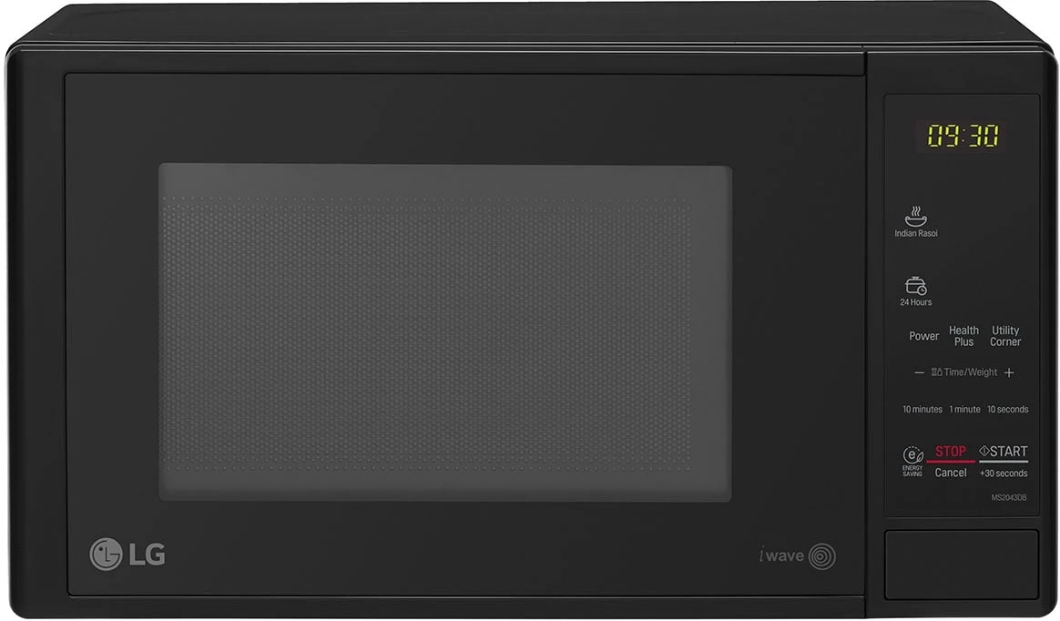 LG 20 Litres Microwave Solo with Glass Door, MS2042DB - Black