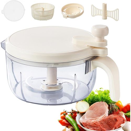 Vegetable Dryer Spinner, Fruit Dryer Spinner, Vegetable Spinner Quick Kitchen Chopper Vegetable Cutter Meat Grinder Handheld Salad Mixer, Kitchen Household Meat Grinder, Egg Beater Filter ,Pasta & Fre