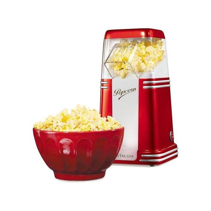 Electro Master Fast Porpcorn Maker For Making Healthy Porpcorn -Red